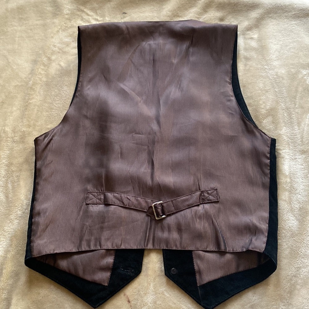 wilson leather brown vest - Picture 4 of 4
